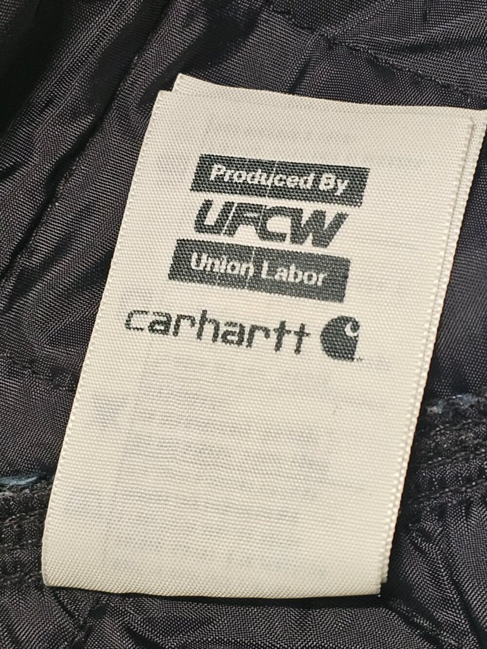Carhartt X Chrysler Imported From Detroit Black Denim Men's Jacket Size M - Picture 8 of 16